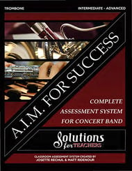 AIM For Success, Book 2 Trombone band method book cover Thumbnail
